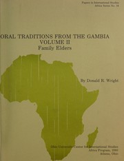 Cover of: Oral traditions from the Gambia by Wright, Donald R.