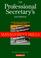 Cover of: The professional secretary's handbook.