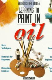 Cover of: Learning to paint in oil