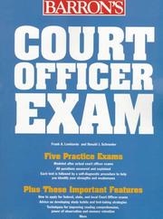 Court officer exam by Donald J. Schroeder