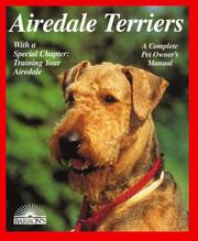 Cover of: Airedale terriers by Dorothy M. Miner