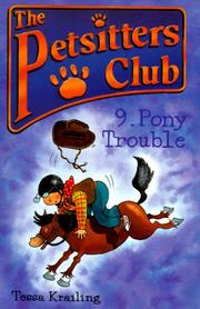 Cover of: The Petsitters Club: Pony Trouble