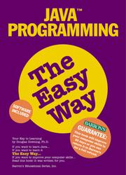 Cover of: Computer programming in Java, the easy way by Douglas Downing