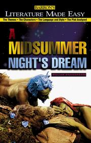 Cover of: William Shakespeare's A midsummer night's dream