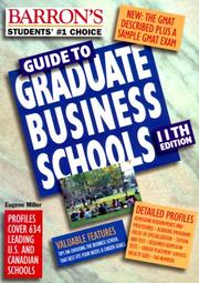 Cover of: Guide to Graduate Business Schools
