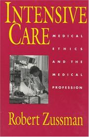 Cover of: Intensive care by Robert Zussman