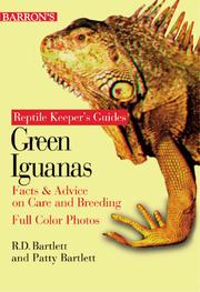 Cover of: Green Iguanas (Reptile and Amphibian Keeper's Guide) by Richard Bartlett, Patricia Bartlett