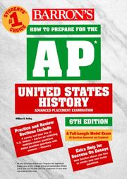 Cover of: How to prepare for the AP, United States history advanced placement examination by William O. Kellogg