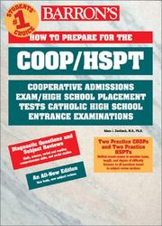 Cover of: How to prepare for the COOP HSPT, Catholic high school entrance examinations