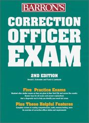 Cover of: Correction Officer Exam