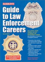 Cover of: Guide to Law Enforcement Careers