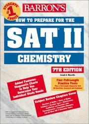 Cover of: How to Prepare for the SAT II Chemistry