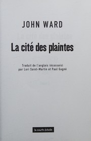 Cover of: La cité des plaintes