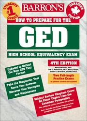 Cover of: How to Prepare for the GED by Murray Rockowitz, Dale Shuttleworth, Murray Shukyn, Samuel Brownstein, Max Peters