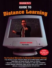 Cover of: Barron's guide to distance learning: degrees, certificates, courses