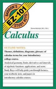 Cover of: EZ-101 Calculus