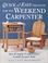 Cover of: Quick & Easy Projects for the Weekend Carpenter