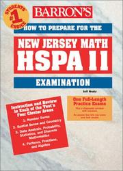 Cover of: How to Prepare for the New Jersey Math HSPA 11 Exam: High School Proficiency Assessment (Barron's How to Prepare for the New Jersey Hspa Exam in Mathematics)