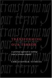 Cover of: Transforming our terror: a spiritual approach to making sense of a senseless tragedy by Christopher Titmuss