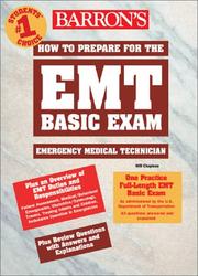 Cover of: How to Prepare for the EMT Basic Exam