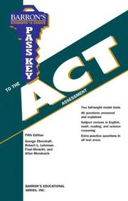 Cover of: Pass key to the ACT