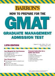 Cover of: How to Prepare for the GMAT (Barron's How to Prepare for the Gmat Graduate Management Admission Test)