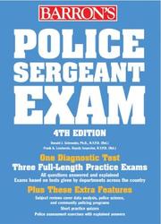 Cover of: Police Sergeant Exam (Barron's How to Prepare for the Police Sergeant Examination)