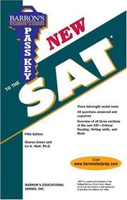 Cover of: Pass key to the new SAT