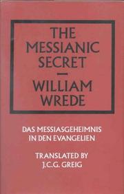 Cover of: messianic secret