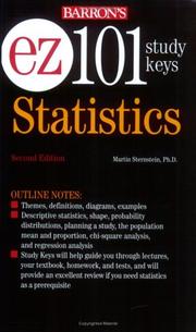 Cover of: EZ-101 Statistics (EZ-101 Study Keys)