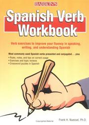 Cover of: Spanish verb workbook