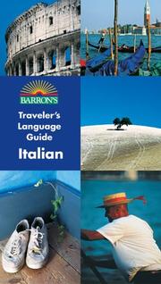 Cover of: Barron's Traveler's Language Guide -- Italian