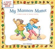 Cover of: My Manners Matter by Pat Thomas