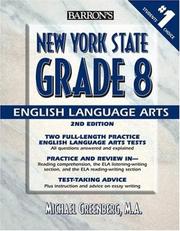 Cover of: Barron's New York State Grade 8 ELA by Michael Greenberg M.A.