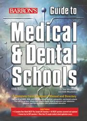 Barron's guide to medical and dental schools by Saul Witschnitzer, Dr. Sol Wischnitzer, Edith Wishcnitzer