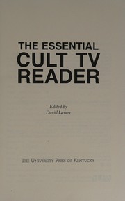 Cover of: The essential cult TV reader by edited by David Lavery.