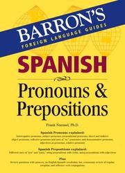 Cover of: Spanish Pronouns and Prepositions