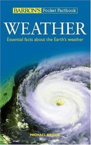 Cover of: Barron's Pocket Factbook: Weather by Michael Bright