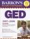 Cover of: Barron's GED 2007-2008 (High School Equivalency Exam (Book Only)) 14th edition