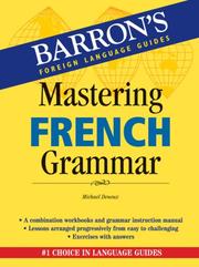 Cover of: Mastering French Grammar by Michael Deneux