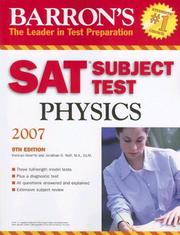 Cover of: Barron's SAT Subject Test in Physics 2007 (Barron's How to Prepare for the Sat II Physics) by Herman Gewirtz, Jonathan S. Wolf M.A. Ed.M.