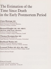 Cover of: Estimation of the time since death in the early postmortem period