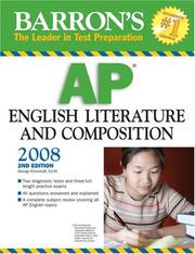 Cover of: Barron's AP English Literature and Composition 2008