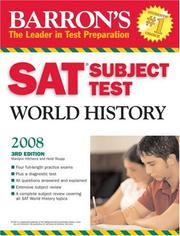 SAT subject test in world history by Marilynn Giroux Hitchens, Marilynn Hitchens, Heidi Roupp
