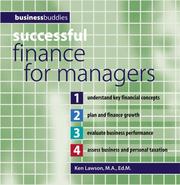 Cover of: Successful Finance for Managers (Business Buddies Series) by Ken Lawson