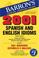 Cover of: 2001 Spanish and English Idioms = 2001 modismos españoles e ingleses