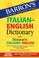 Cover of: Barron's Italian-English Dictionary