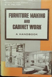 Cover of: Furniture Making and Cabinet Work: A Handbook