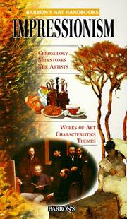 Cover of: Barron's Art Handbooks Impressionism (Barron's Art Handbooks: Yellow Series) by 