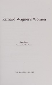 Cover of: Richard Wagner's women